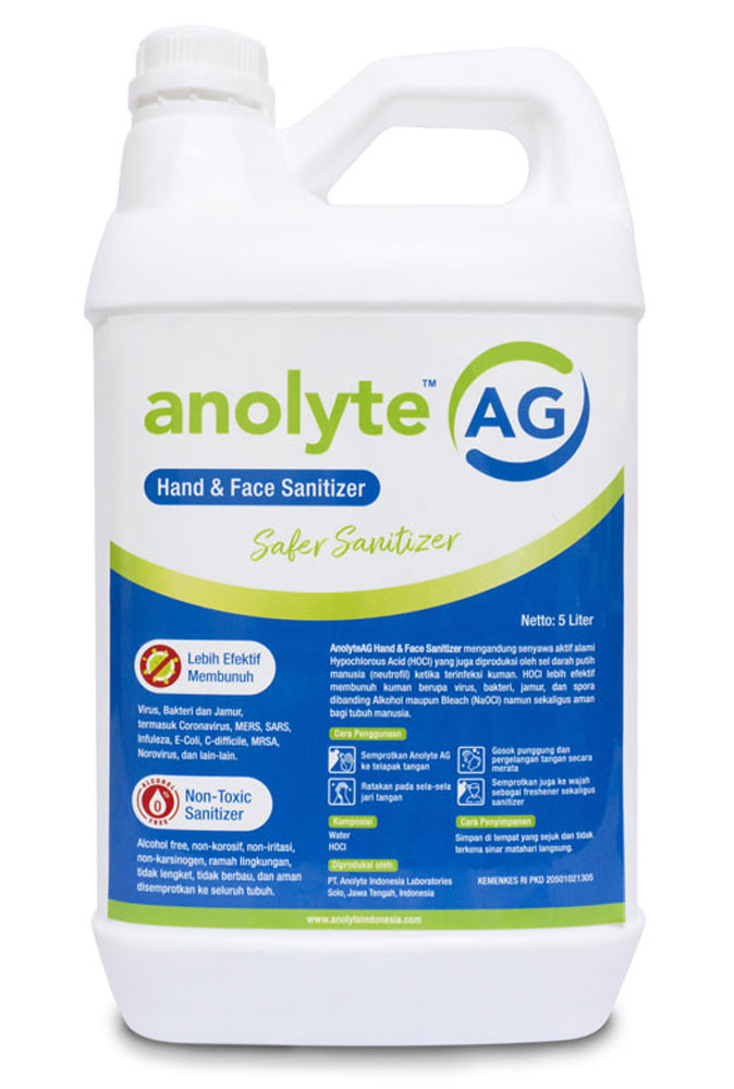 Hand Sanitizer Murah Anolyte AG 5 liter