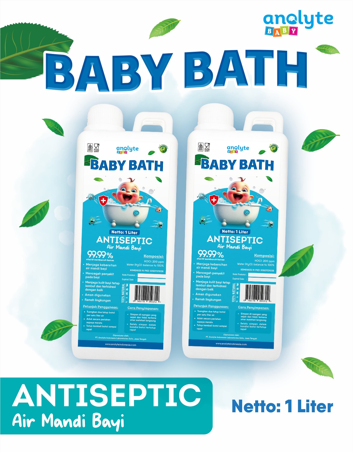 Anolyte Baby Bath 1 L