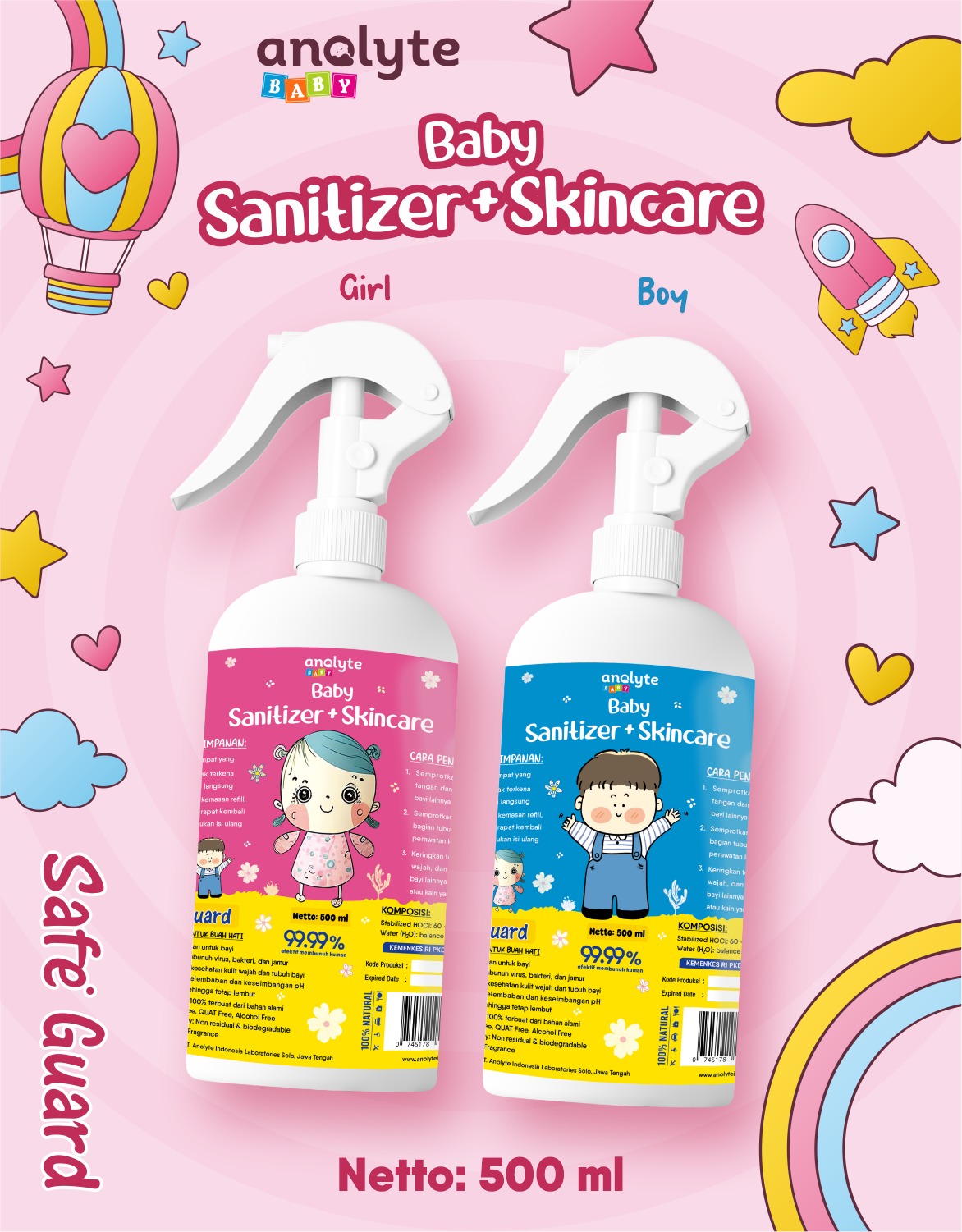 Anolyte Baby Safe Guard 500 ml