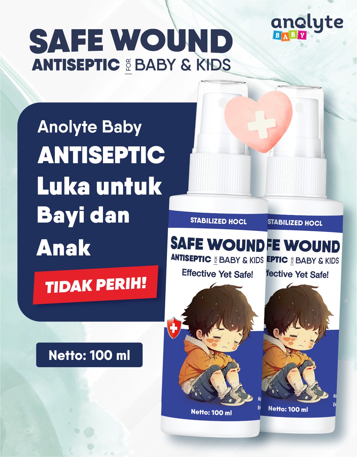 Anolyte Baby Safe Wound 100 ml